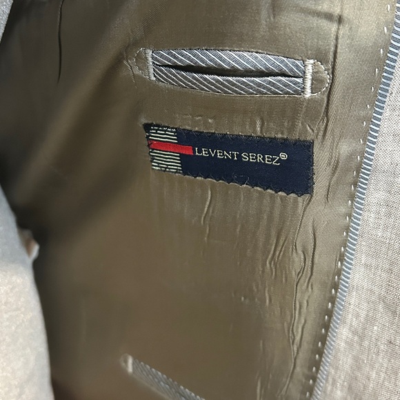 NWOT Levent Serez 💯% Linen Sports Coat / Blazer / Jacket | Size 48 - Picture 12 of 15